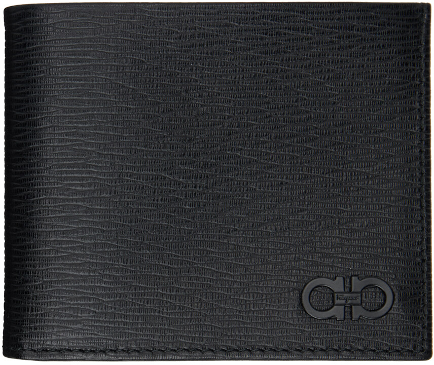 

Темно-синий кошелек Gancini Ferragamo, цвет Dark rain/Nero