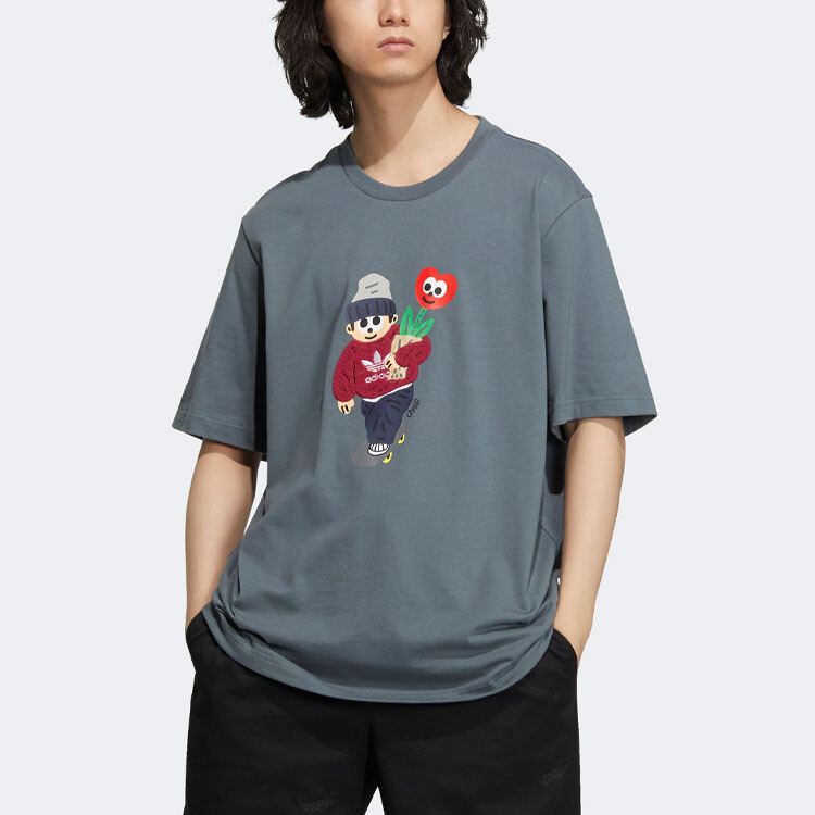 Футболка Charr Morita унисекс Shady Blue Adidas Originals, цвет Haze Blue — фото 2