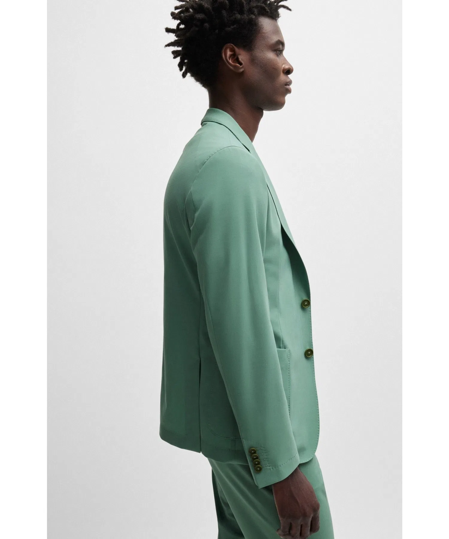 Мужская куртка BOSS Slim Fit Performance Stretch Wool Blend — фото 3