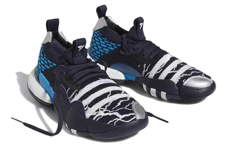 Баскетбольные кроссовки Trae Young 2.0 для детей GS Low-top Black/Blue Adidas — фото 3