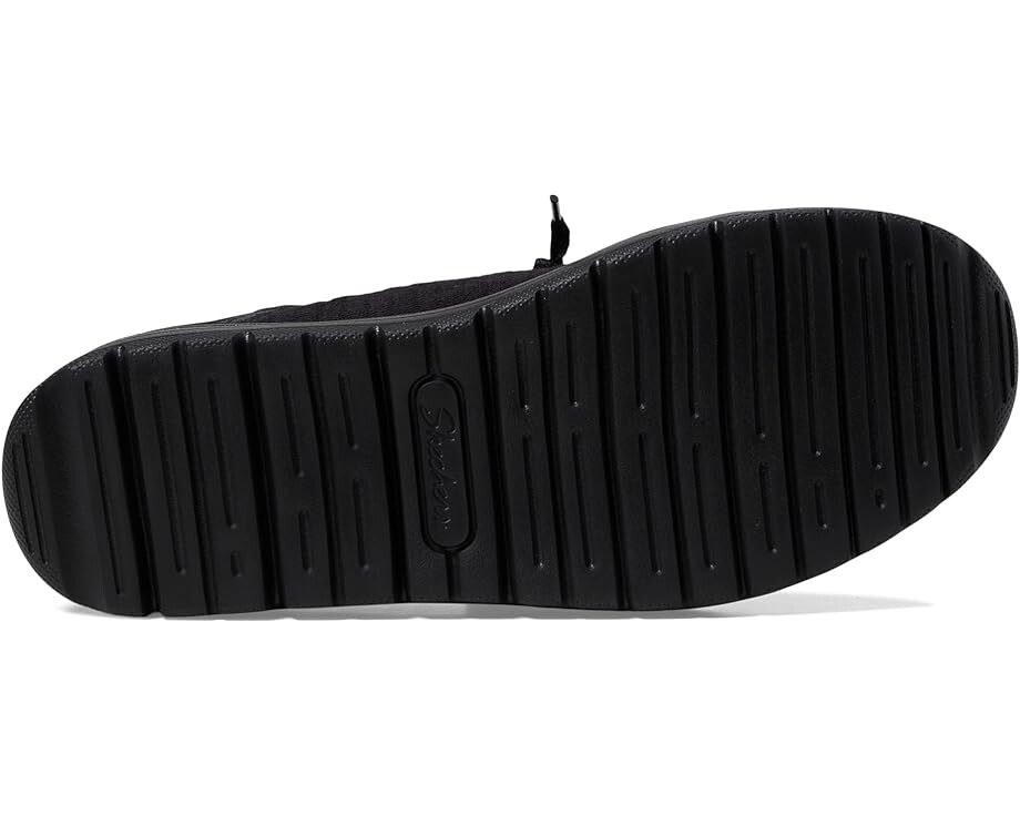 Кроссовки SKECHERS Venice - Coastal Groove Hands Free Slip-Ins, цвет Black/Black — фото 3