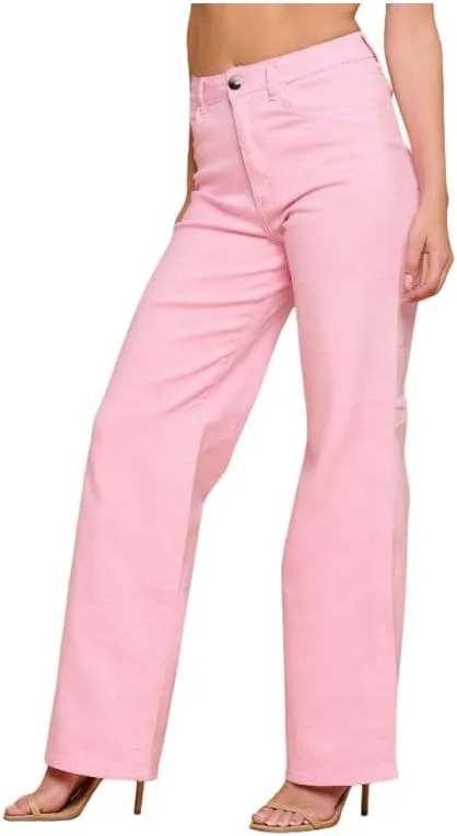 

LOVER BRAND FASHION Женские джинсы с высокой талией и расклешенными штанинами