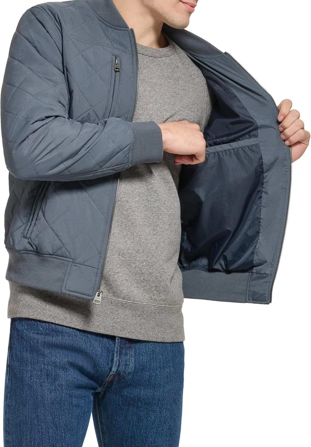 Мужская стеганая куртка-бомбер Levi's Diamond от Levi's — фото 4