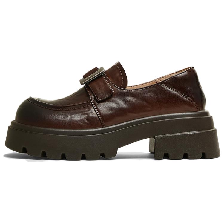 Лоферы женские TATA, Brown