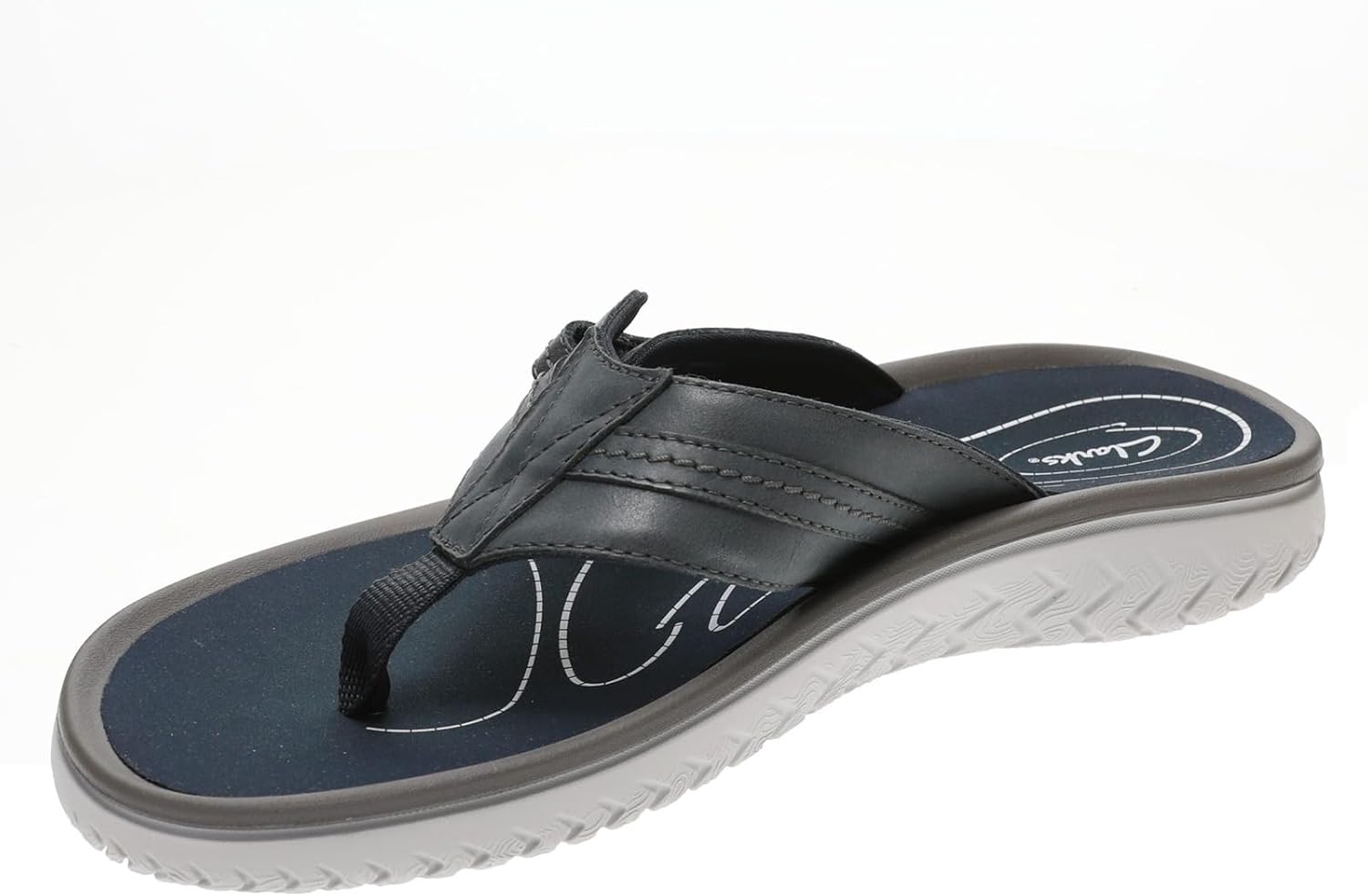 Мужские шлепанцы Clarks 261769877, темно-синий — фото 4