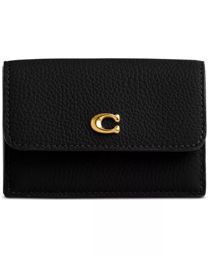 

Кожаный кошелек тройного сложения Coach, белый