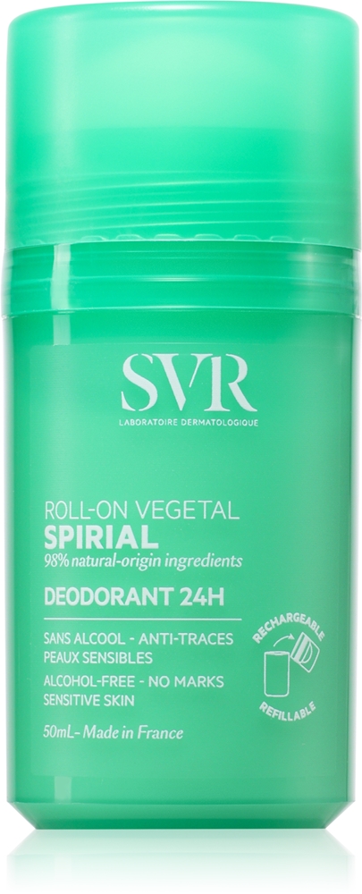 

Спиральный дезодорант 24-часовой шариковый дезодорант Svr, 50 мл