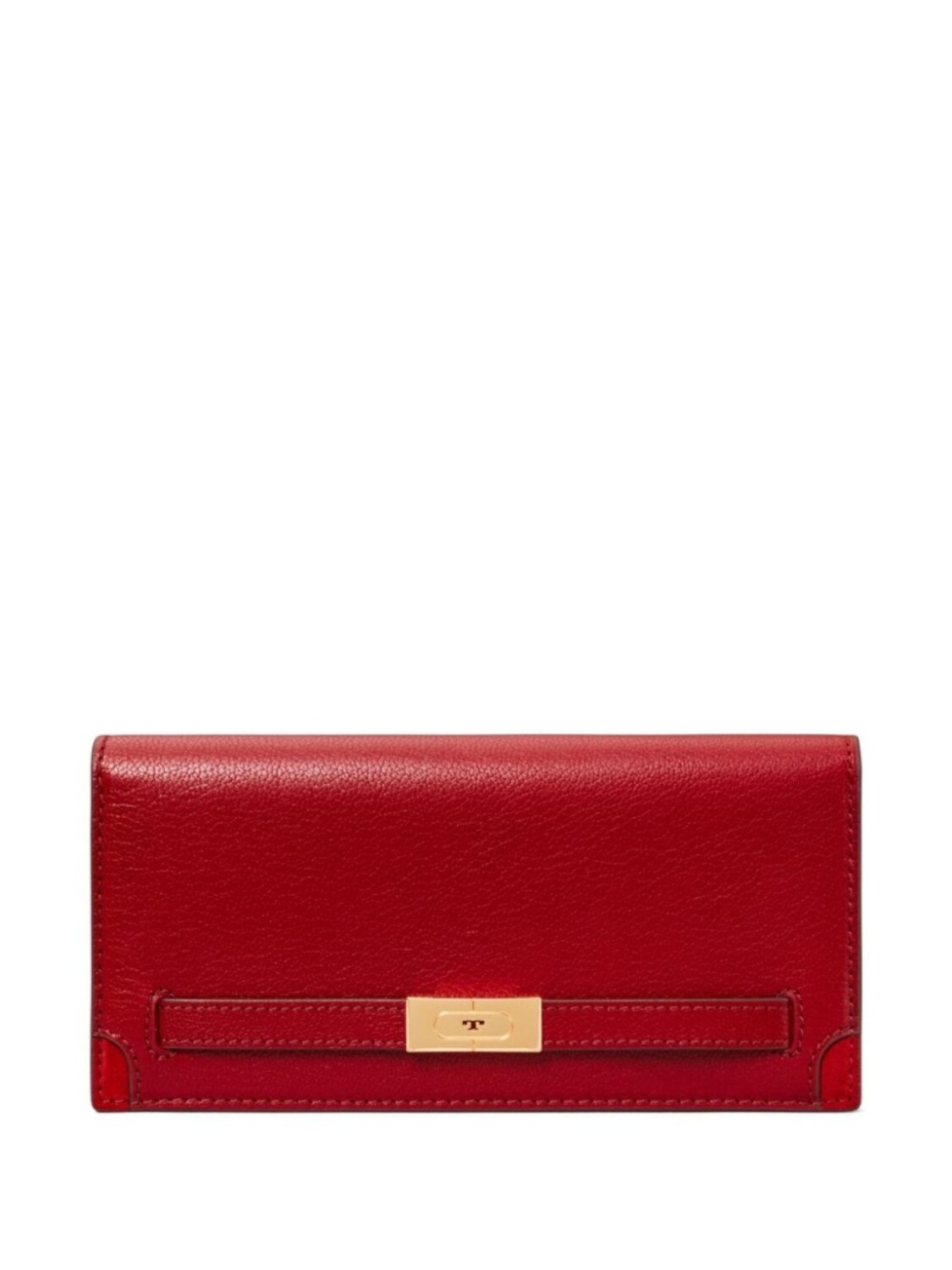 

Tory Burch T Текстурированный тонкий кошелек, красный