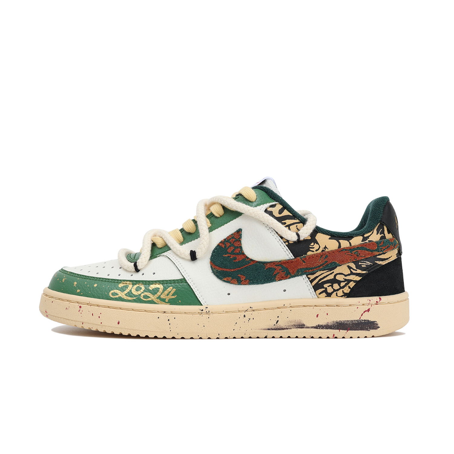 

Кроссовки для скейтбординга Nike Court Vision 1 унисекс, Dark Green