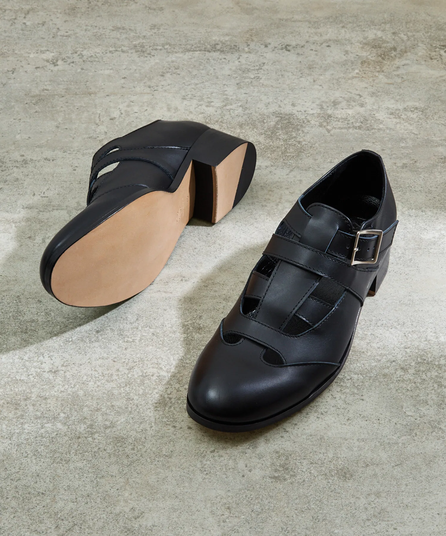 PADRONE / BL GURRKHA SHOES Кожаные туфли для гуркхов / PU8394-2010