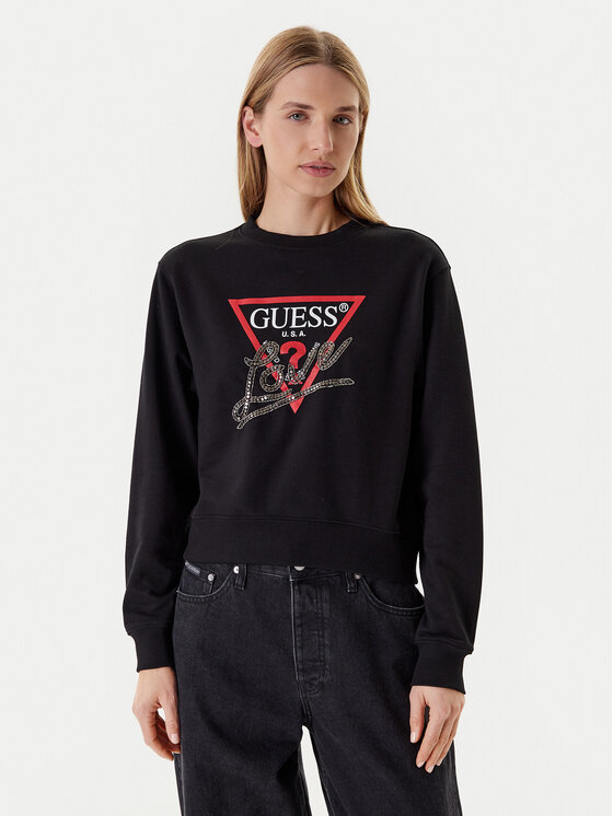 

Толстовка обычного кроя W5YQ06 KB681 Guess, черный