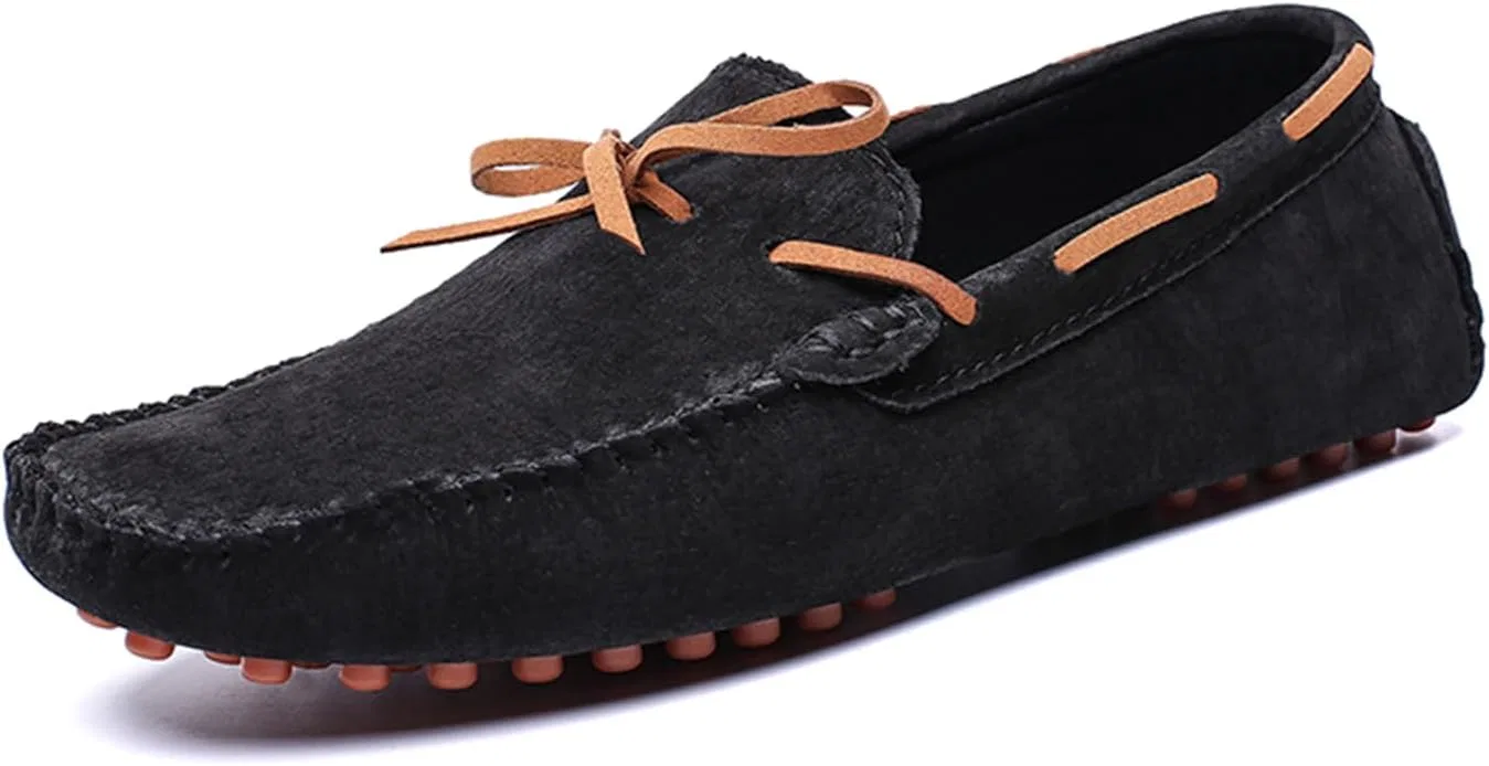 Мокасины кожаные Penny Loafers, черный CHUUMEE