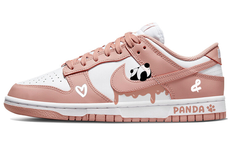 

Кроссовки Nike Dunk Skateboard Shoes Women's Low-Top Pink/White, Розовый, Кроссовки Nike Dunk Skateboard Shoes Women's Low-Top Pink/White