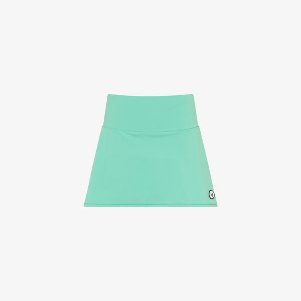 

Мини-юбка расклешенная Vuori Brand-Patch, зеленый