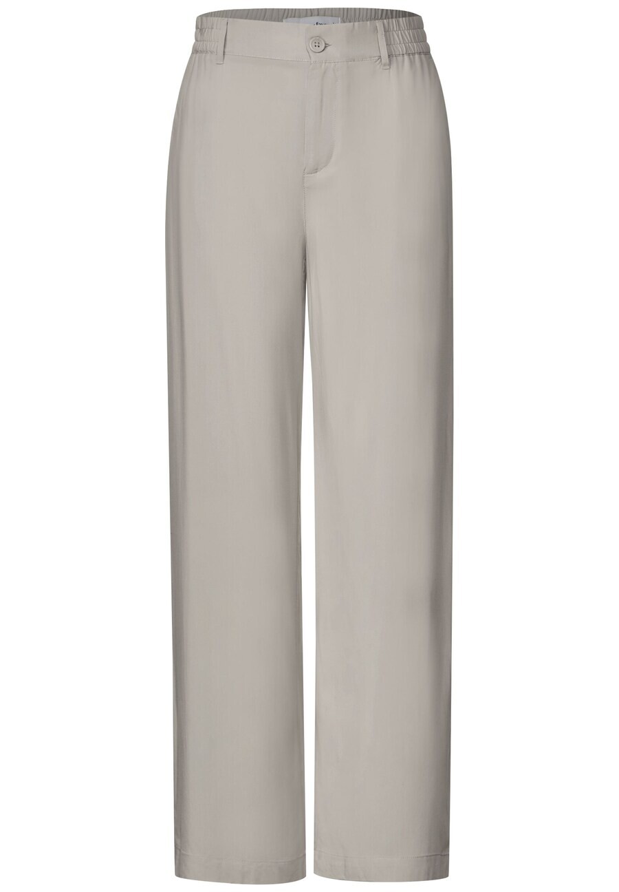 

Тканевые брюки STREET ONE Loose fit Pants, бежевый