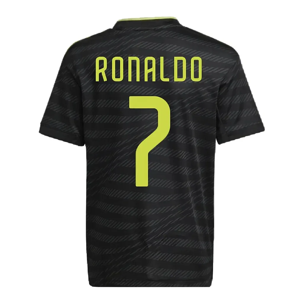 Футбольная форма Real Madrid третья 2022-2023 Ronaldo 7, черный — фото 2