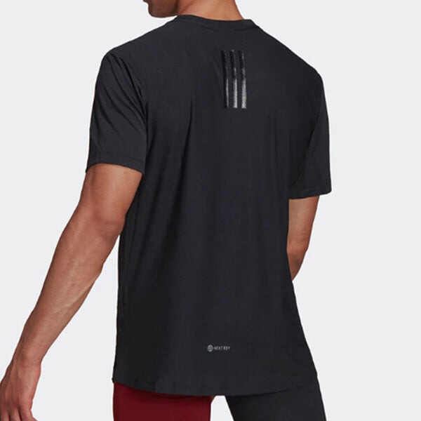 Футболка adidas Sports Training Casual Round Neck Short Sleeve Black, мультиколор — фото 3