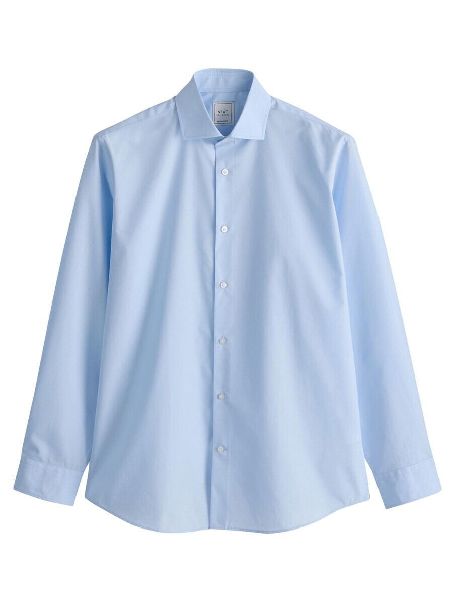 Повседневная рубашка Next Regular fit Button Up Shirt, цвет light blue/white — фото 3