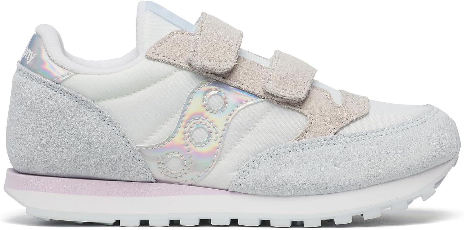 Детские кроссовки Saucony Jazz Double Hook Loop для унисекса, белый/синий