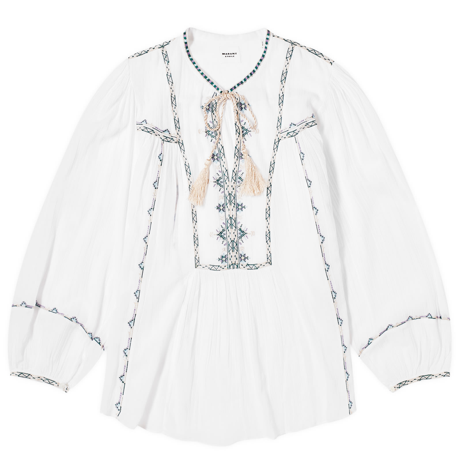 

Рубашка Isabel Marant Étoile Silekia Blouse, белый