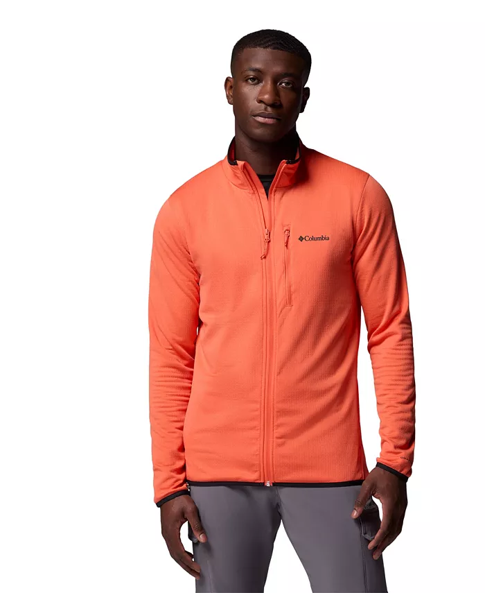 

Мужская базовая флисовая куртка Essential Hike Grid с молнией Columbia, оранжевый