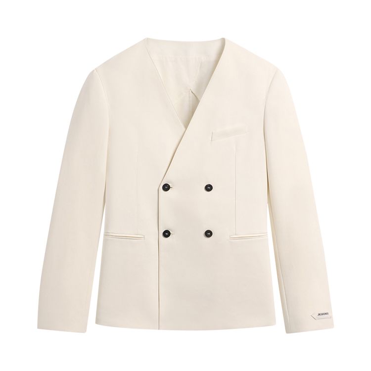 

Утепленный жилет Jacquemus La Veste Marino 'Off White', белый