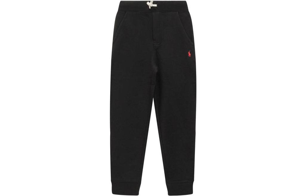 

Детские вязаные спортивные брюки черные Polo Ralph Lauren