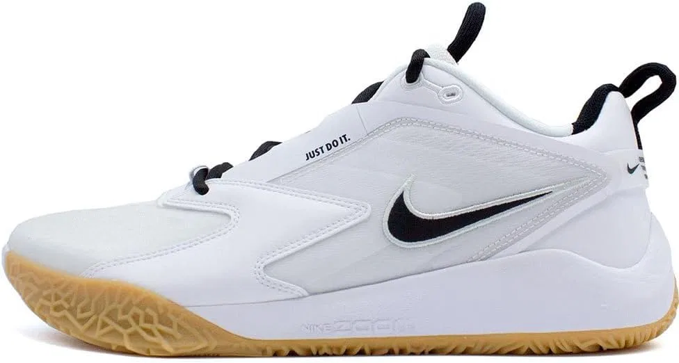 Мужские гандбольные кроссовки Nike, волейбольные кроссовки Nike, White Black — фото 3