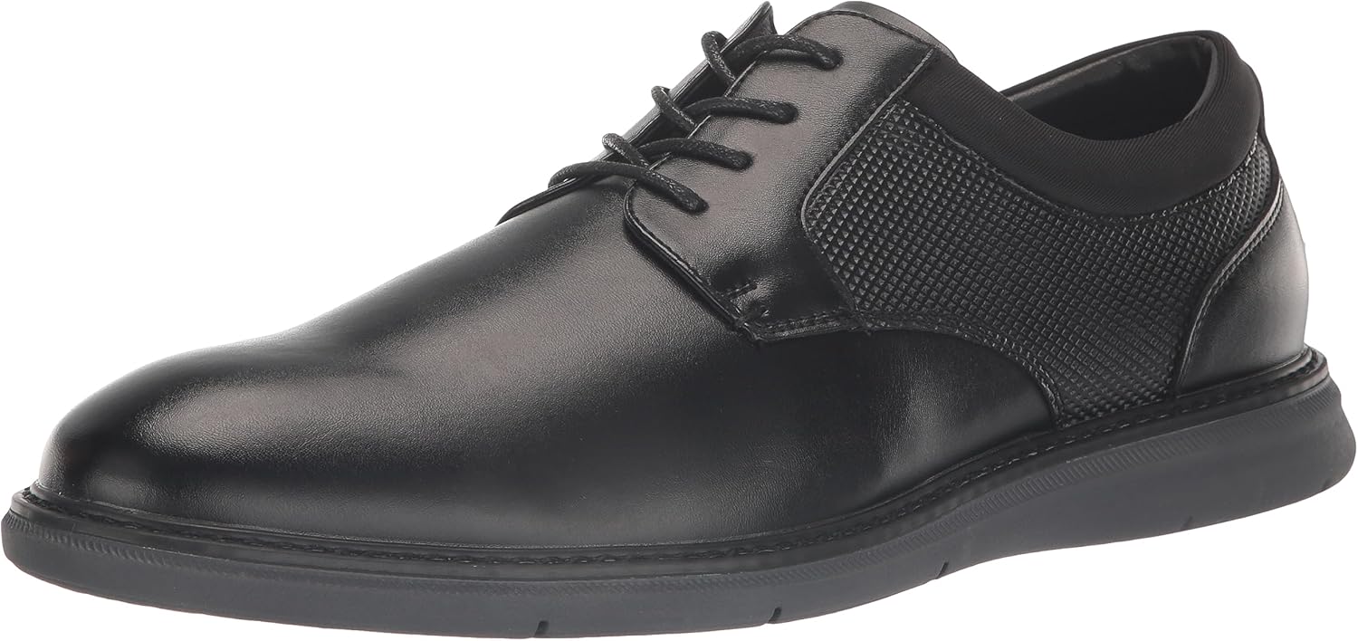 

Мужские оксфорды Nunn Bush Chase с plain toe и современным шнуровкой, черный