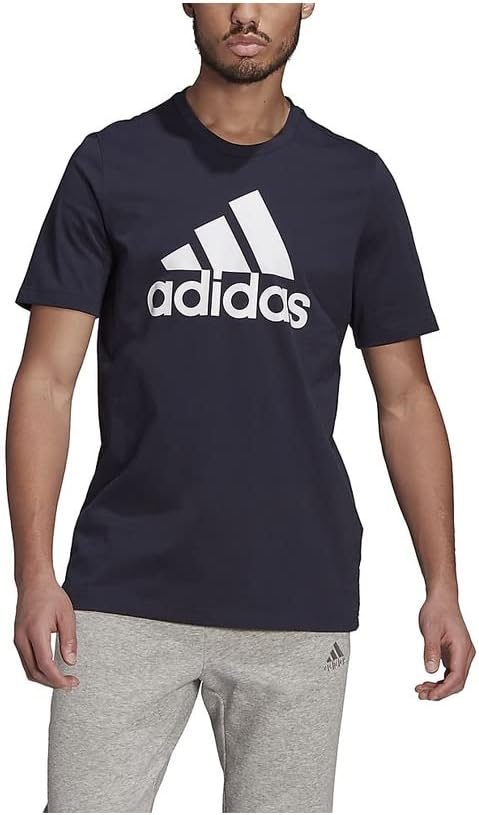 Футболка Adidas ECQ96 Essentials Single Jersey Big Logo с коротким рукавом, белый — фото 3