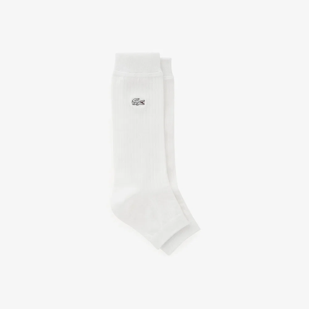 Носки женские Lacoste с открытым мыском, фиолетовые