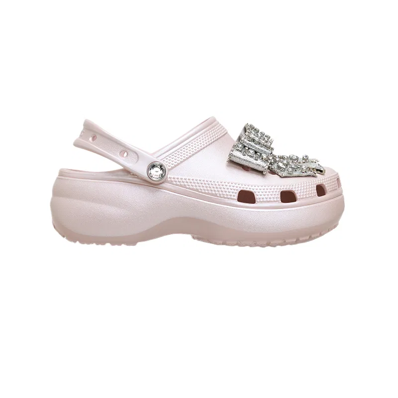 Сабо детские кроссовки Crocs Quartz Pink — фото 3