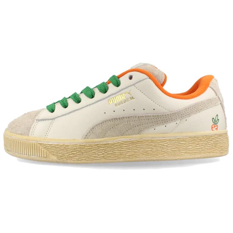 

Кроссовки Puma Suede Skateboarding Shoes Unisex Low-top Beige/green, зеленый