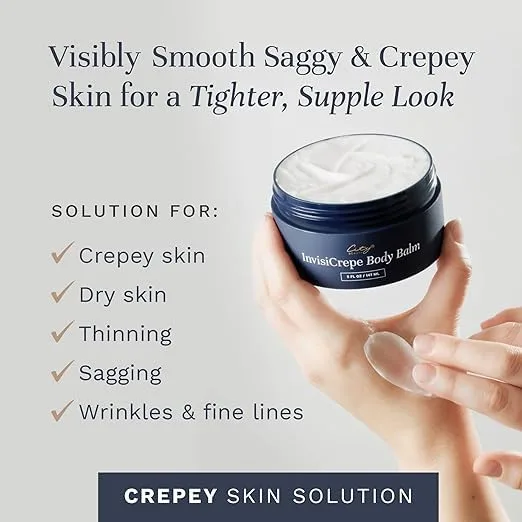 Бальзам для тела City Beauty InvisiCrepe - лосьон для подтяжки и укрепления кожи, придающий ей гладкость и упругость | Антивозрастной укрепляющий крем для тела — фото 3