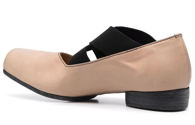 Туфли-лодочки Ballerina с квадратным носком и эластичной резинкой Uma Wang — фото 4