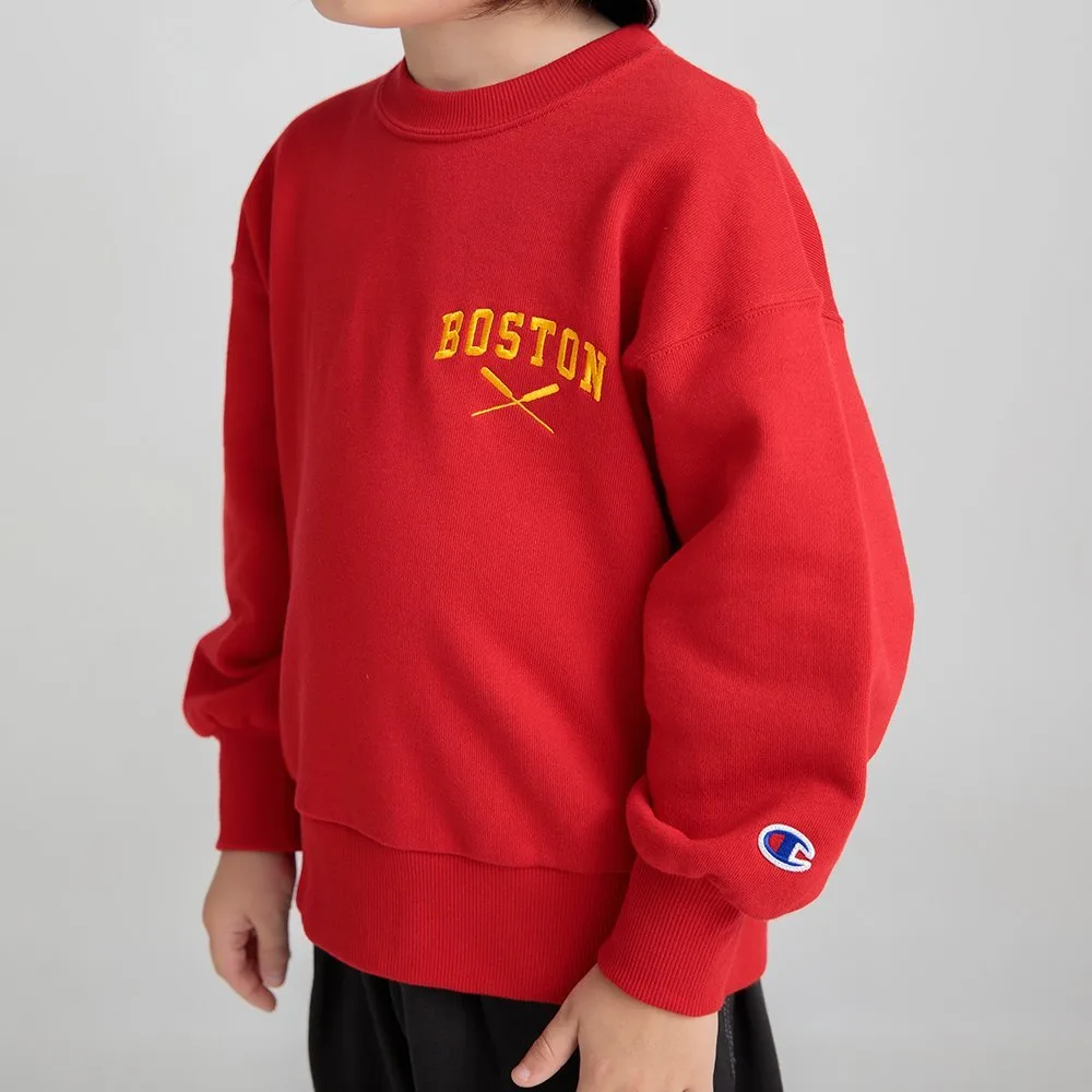 100% флисовый хлопок [Чемпион] толстовка Branshes, Red — фото 4