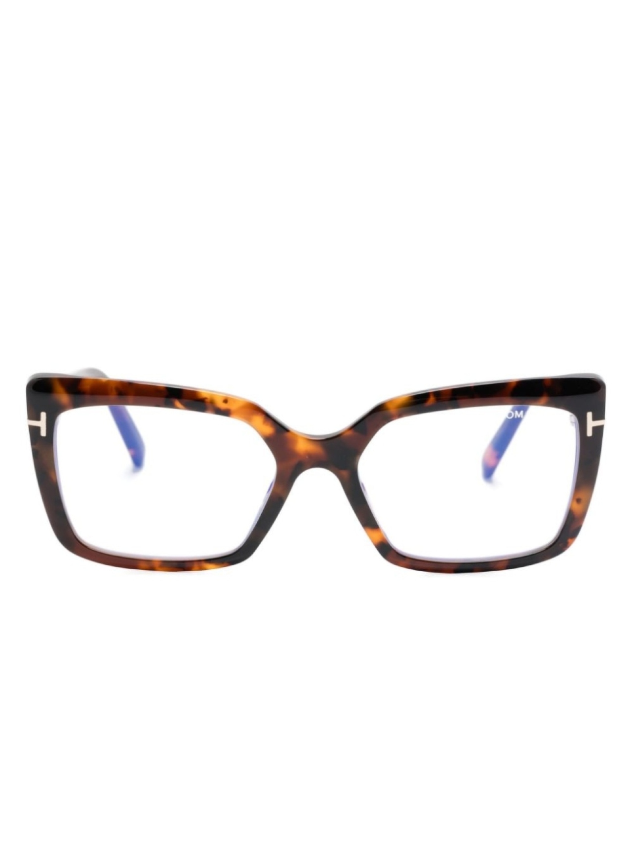 

TOM FORD Eyewear очки FT5991B в прямоугольной оправе, коричневый