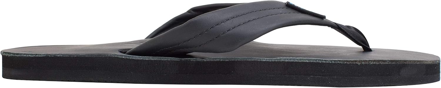 Мужские сандалии Rainbow Single Layer Premier из кожи Rainbow Sandals, черный — фото 4