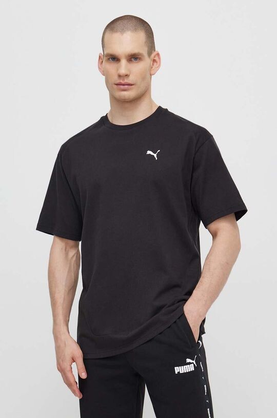 

Хлопковая футболка Puma, черный