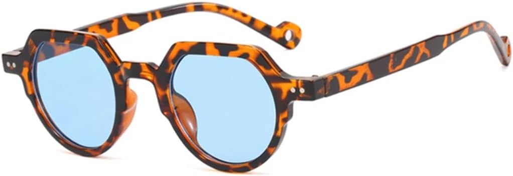 

Солнцезащитные очки с защитой от УФ-излучения UV400 | Овальные, градиентные, в стиле панк | для женщин и мужчин, для занятий спортом на открытом воздухе и вождения DSVIGF, Leopard-blue