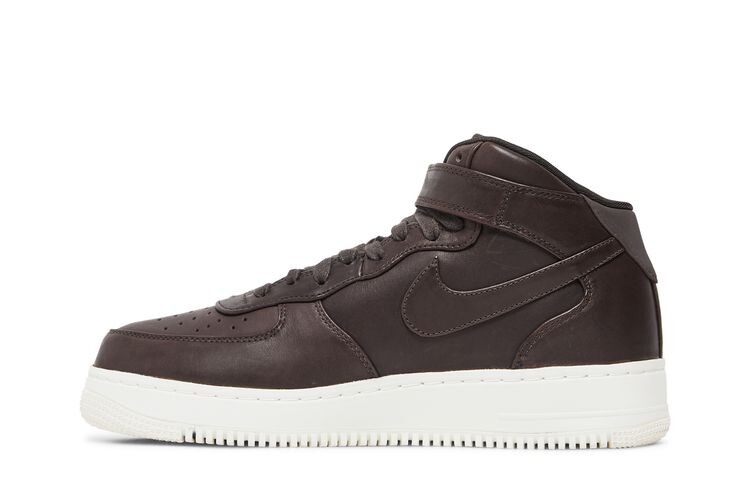 Кроссовки NikeLab Air Force 1 Mid Velvet Brown, коричневый — фото 3
