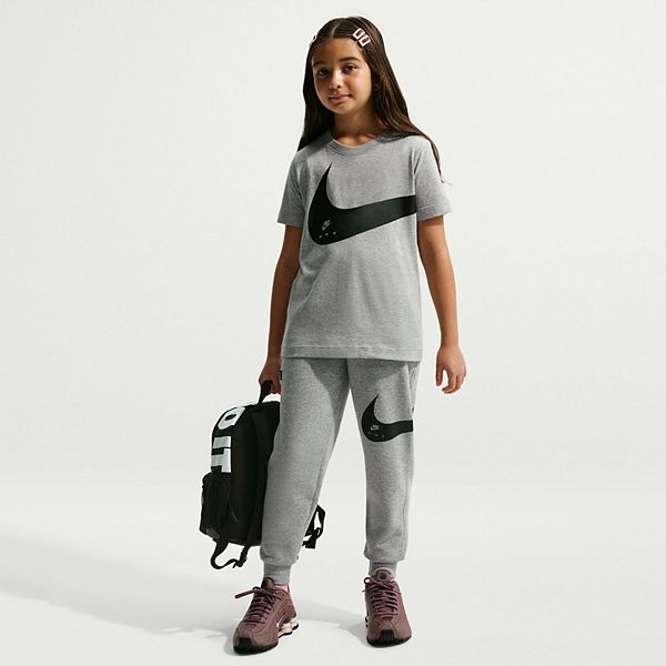 Детская футболка Club Energy с принтом Nike, Dk Grey Heather — фото 4