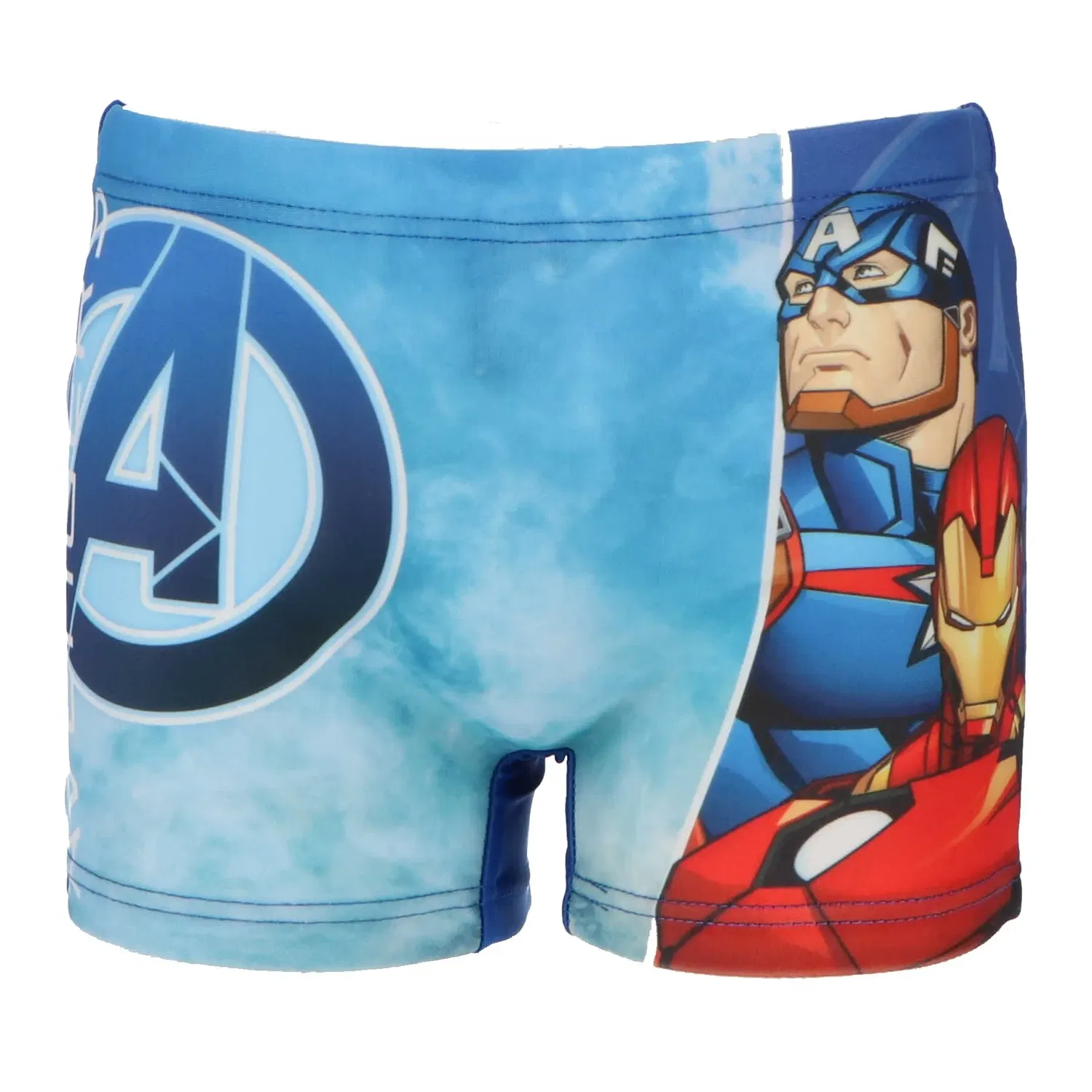 Плавки с принтом Avengers, синий