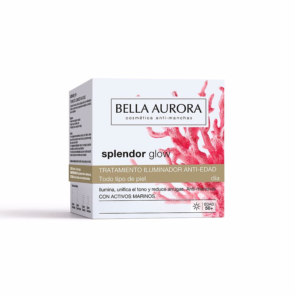 Крем для лица Bella Aurora — Против морщин Splendor glow tratamiento iluminador anti-edad día, 50 мл — фото 3