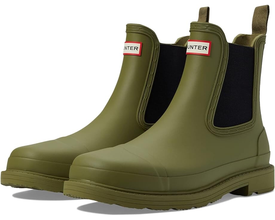 

Ботинки Hunter Commando Chelsea Boot, цвет Utility Green