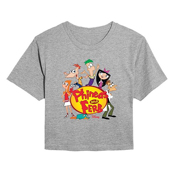 

Футболка с принтом Phineas and Ferb Disney, Heather Gray
