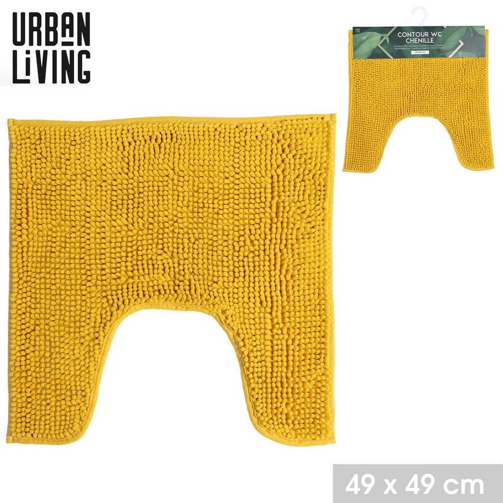 

Urban Living 49x49 см Коврик туалетный "MASALA" 24649 желтый