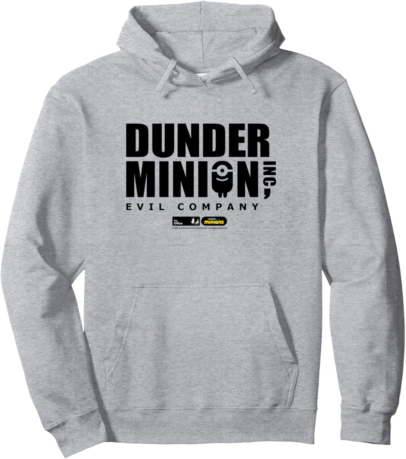 

Худи The Office X Minions Dander Minions, серая Nbc