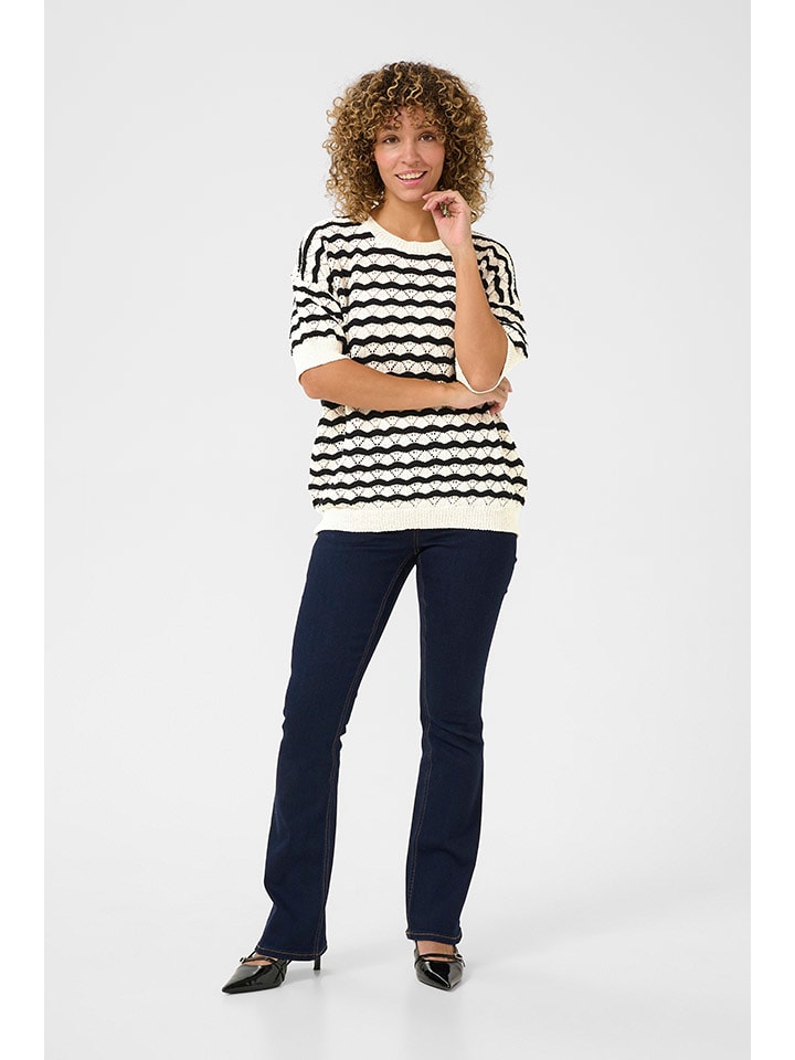 

Cream Свитер кремового/черного цвета