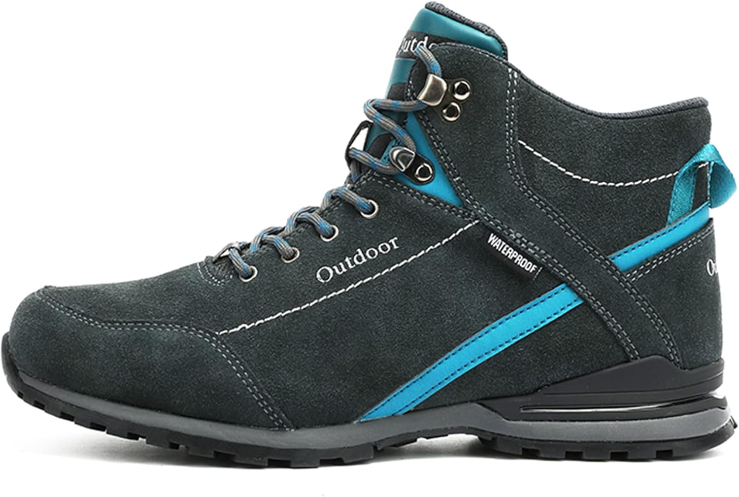 

Мужские дышащие походные ботинки, легкие ботинки на щиколотку, средние треккинговые походные ботинки Betoosen, серый